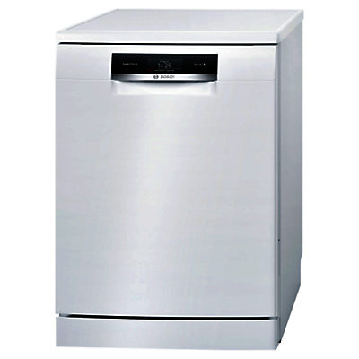 Bosch SMS88TW02G Freestanding Dishwasher, White Bosch SMS88TW02G Freestanding Dishwasher, White